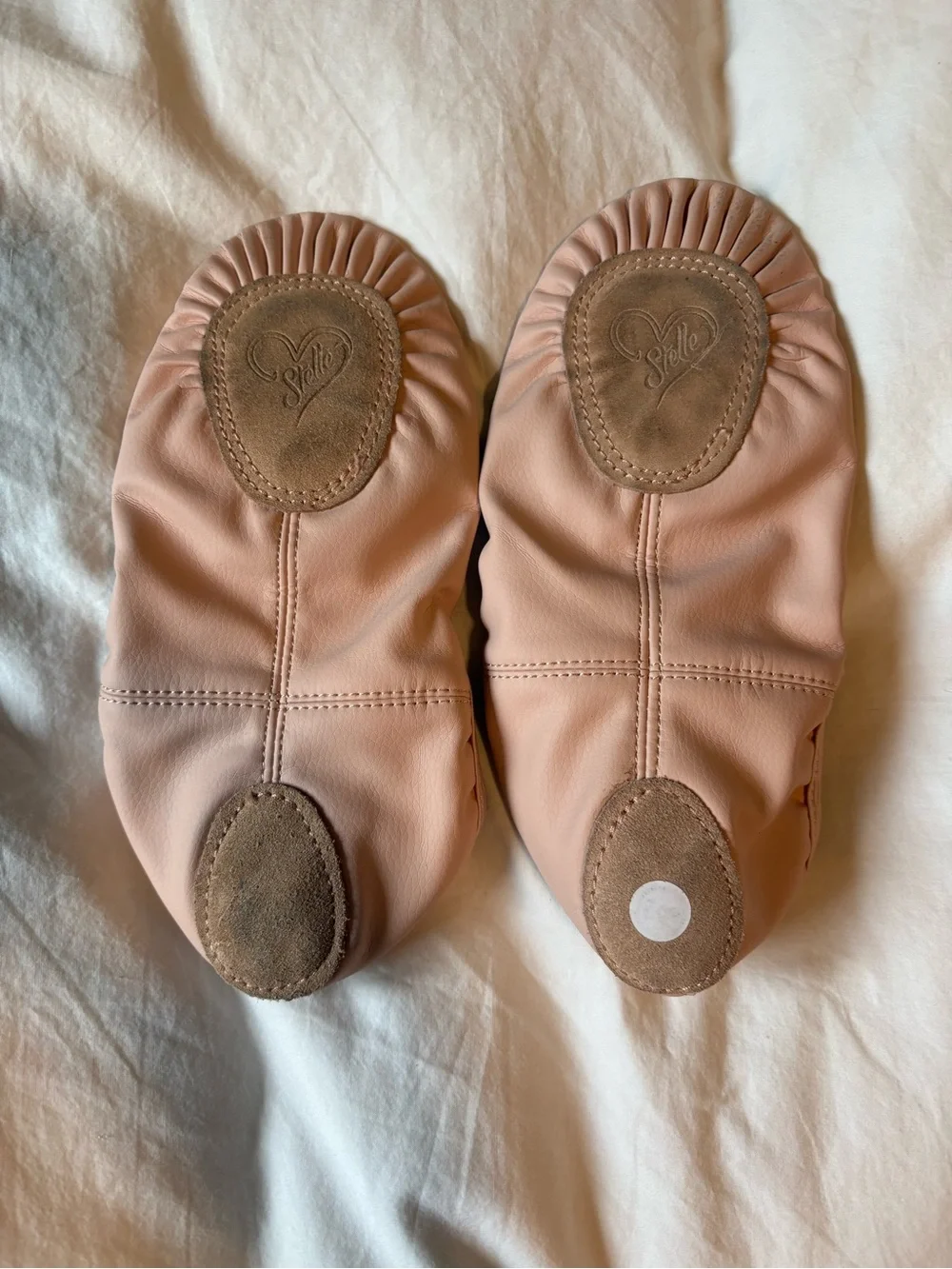 Kids Ballet Slippers - Nude Pink Stretch Fit, Size 6 (big kid)